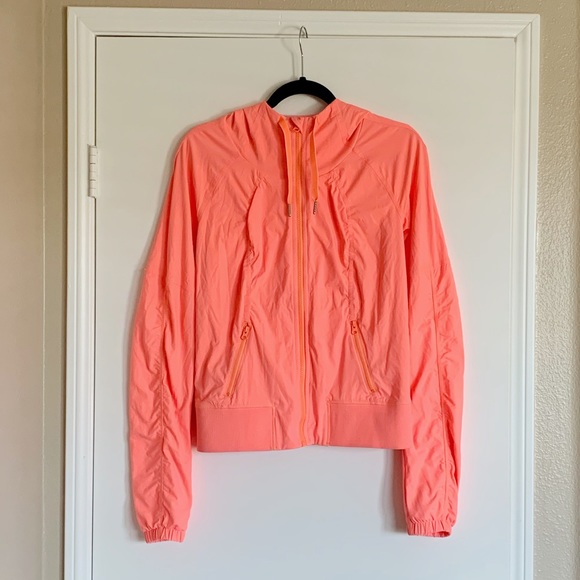lululemon athletica Jackets & Blazers - Lululemon Street to Studio Jacket Sz 8 Pop Orange